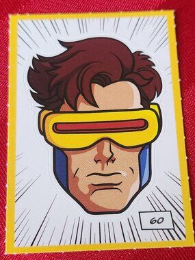 Loblaws Marvel Stickers - 60 Cyclops - MAKE A BUNDLE!!